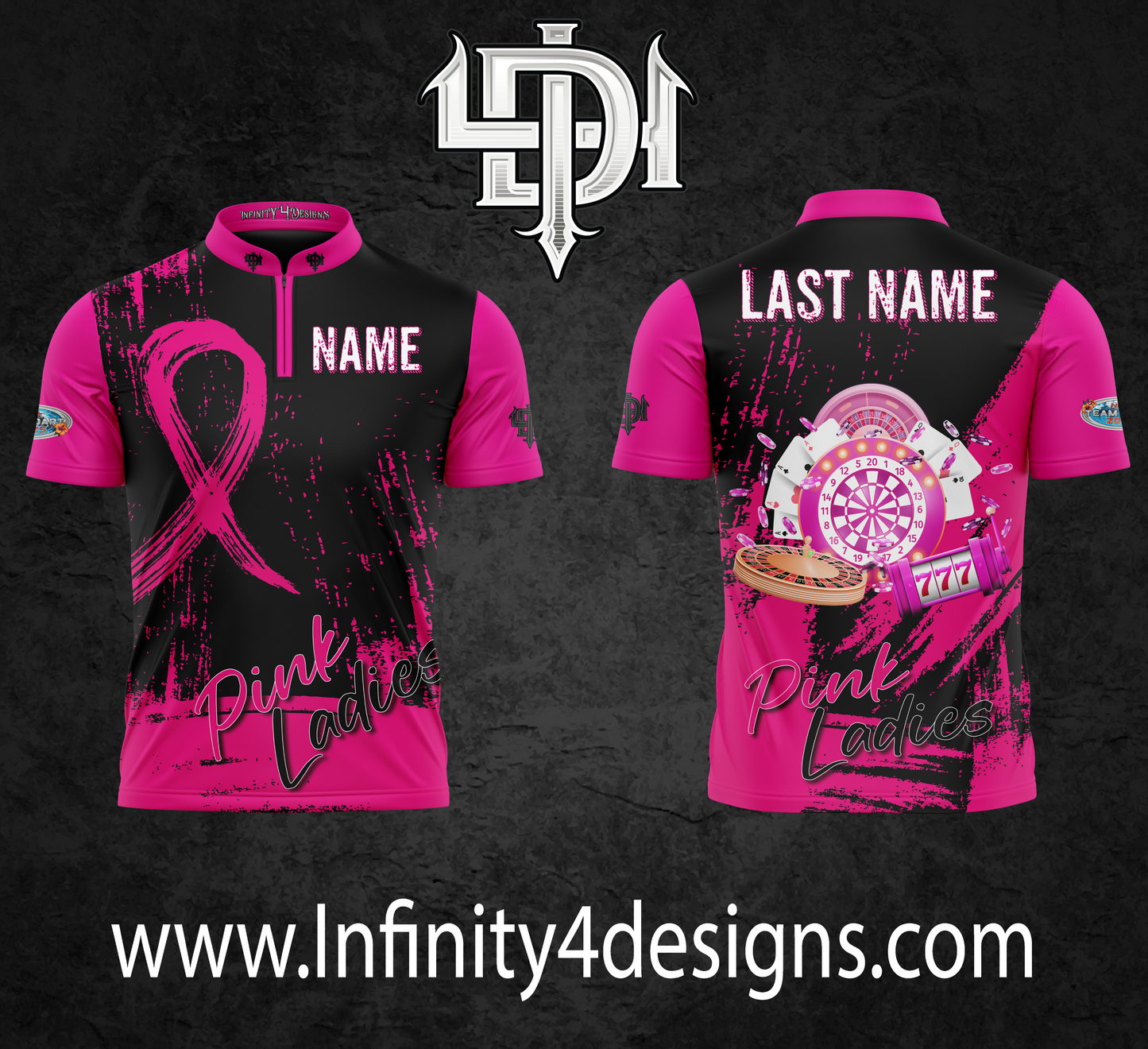 Pink Ladies Vegas Team Dart